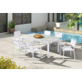 Aluminum patio furniture teslin chair and table